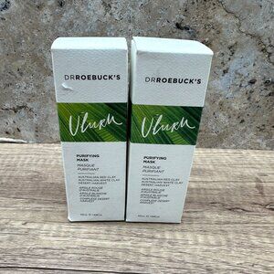 Lot Of 2 Dr Roebucks Uluru Purifying Mask 1.69 Fl. Oz/50ml